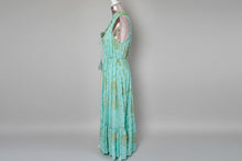 Load image into Gallery viewer, Adalina Aqua Maxi Dress