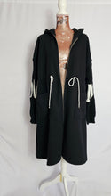 Load image into Gallery viewer, Black Love Hooded Jacket