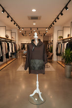 Load image into Gallery viewer, Chocolate Brown Zip Hooded Sweatshirt