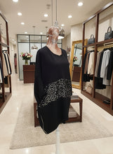 Load image into Gallery viewer, Black Sequin Zip Top