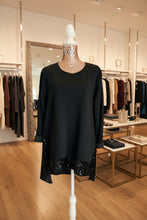 Load image into Gallery viewer, Black Sequin Long Sleeved Top