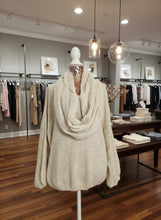 Load image into Gallery viewer, Beige Detachable Scarf Knitted Jumper