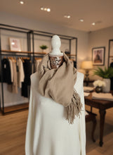 Load image into Gallery viewer, Soft Camel Fringed Scarf