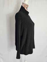 Load image into Gallery viewer, Italian Black High Neck Jumper