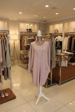 Load image into Gallery viewer, Pink Soft knit Diamond and Pearl Detail Dress