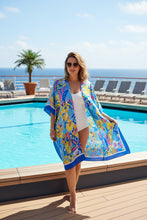 Load image into Gallery viewer, Stunning Multicolour Silk Mix Kimono