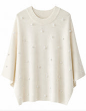 Load image into Gallery viewer, White Short Sleeve Soft Pearl Jumper