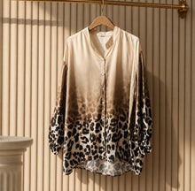 Load image into Gallery viewer, Caramel/ Brown Animal Print Shirt