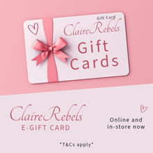Load image into Gallery viewer, ClaireRebels E-Gift Cards