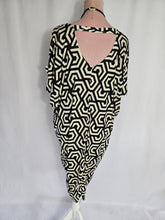 Load image into Gallery viewer, Aztec Print Black and Beige Dress
