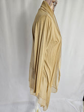 Load image into Gallery viewer, Gold Open Front Silk Mix Cardi
