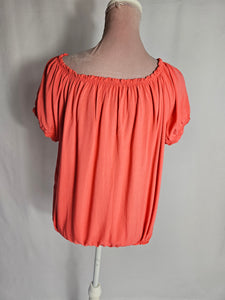 Coral Balloon Top