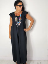 Load image into Gallery viewer, Black Flare Jumpsuit

