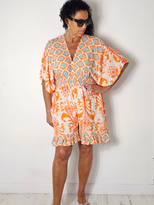 Stunning Frill Shorts Playsuit