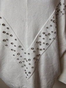 Soft Cream Diamond Jumper