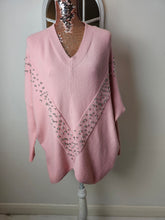 Load image into Gallery viewer, Blush Pink Soft Diamond Jumper
