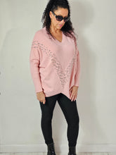 Load image into Gallery viewer, Blush Pink Soft Diamond Jumper
