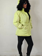 Load image into Gallery viewer, Lime Green And Black Coat
