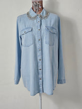 Load image into Gallery viewer, Denim Jewel Shirt
