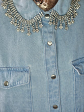 Load image into Gallery viewer, Denim Jewel Shirt
