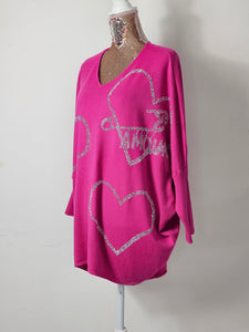 Fuchsia Amour Jumper