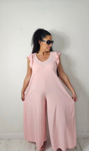 Load image into Gallery viewer, Pink Flare Jumpsuit
