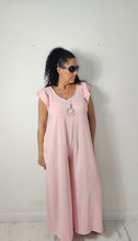 Load image into Gallery viewer, Pink Flare Jumpsuit
