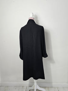 Black Open Front Jacket