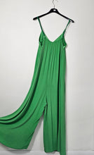 Load image into Gallery viewer, Apple Green Flare Jumpsuit
