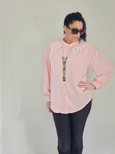 Pink Pearl Blouse