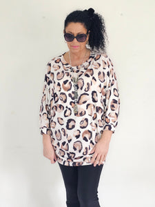 Animal Batwing Long Top