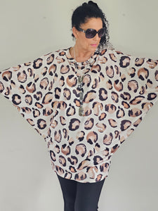 Animal Batwing Long Top