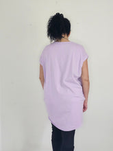 Load image into Gallery viewer, Lilac Short Sleeve Long T/Shirt
