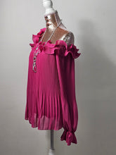 Load image into Gallery viewer, Fuchsia Frill Shoulder Top
