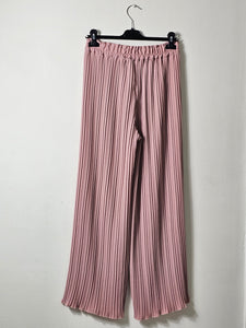 Pink Pleated Trouser