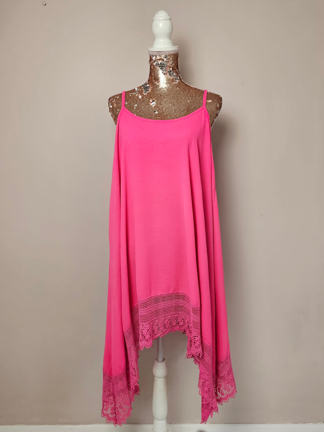 Fuchsia Strap Dress/Top