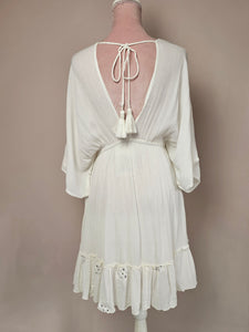 Lucia White Boho Dress