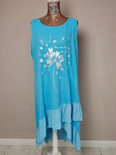 Load image into Gallery viewer, Turquoise Frill You Are My Love Dress
