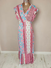 Load image into Gallery viewer, Poppy Multi Pinks Wrap Around Dress
