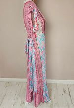 Load image into Gallery viewer, Poppy Multi Pinks Wrap Around Dress
