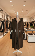 Load image into Gallery viewer, Chocolate Brown Love Hooded Jacket
