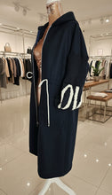 Load image into Gallery viewer, Navy Love Hooded Jacket
