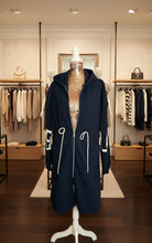 Load image into Gallery viewer, Navy Love Hooded Jacket
