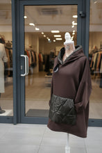 Load image into Gallery viewer, Chocolate Brown Zip Hooded Sweatshirt
