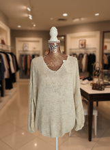 Load image into Gallery viewer, Beige Detachable Scarf Knitted Jumper
