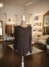 Load image into Gallery viewer, Chocolate Brown Batwing Jumper
