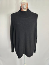 Load image into Gallery viewer, Italian Black High Neck Jumper
