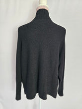 Load image into Gallery viewer, Italian Black High Neck Jumper
