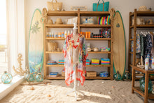 Load image into Gallery viewer, Red Multicolour Kimono
