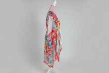 Load image into Gallery viewer, Red Multicolour Kimono
